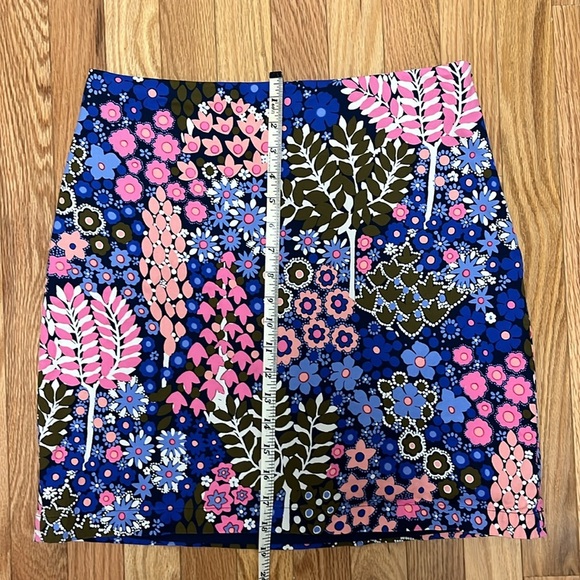 Talbots Blue/Pink‎ Floral Skirt - size 6 - Picture 5 of 5